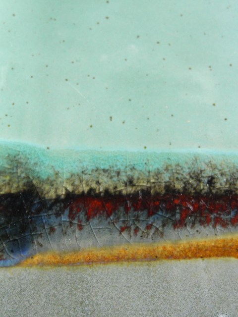 Glazing, Landscape, Glaze Detail